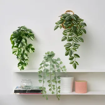 IKEA FEJKA Planta artificiala+suport de perete, interior/exterior/verde