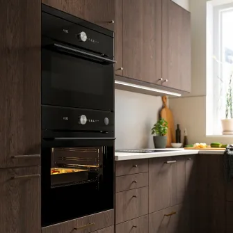 IKEA FINSMAKARE Cuptor convectie+pirolitic/aburi, IKEA 700 negru