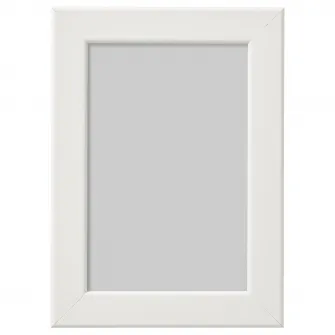 IKEA FISKBO Rama, alb, 10x15 cm