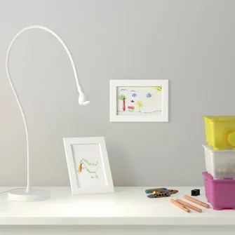IKEA FISKBO Rama, alb, 10x15 cm