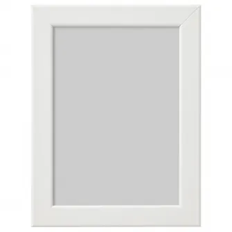 IKEA FISKBO Rama, alb, 13x18 cm