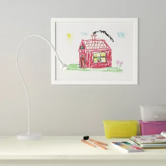 IKEA FISKBO Rama, alb, 30x40 cm
