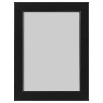 IKEA FISKBO Rama, negru, 13x18 cm