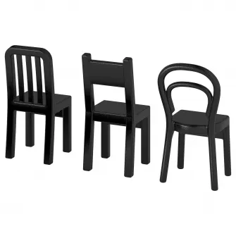 IKEA FJANTIG Carlig, negru