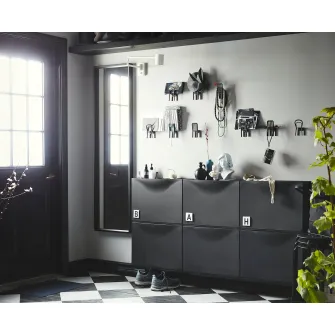 IKEA FJANTIG Carlig, negru