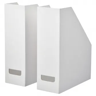 IKEA FJÄDERHARV Biblioraft, alb