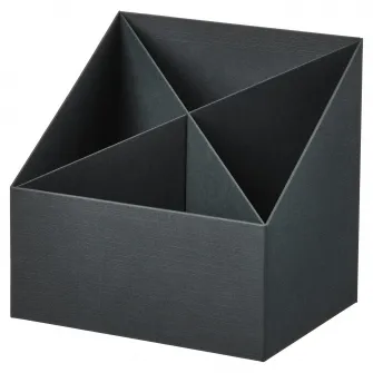 IKEA FJÄDERHARV Organizator birou, antracit, 16x16 cm