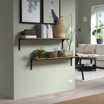 IKEA FJÄLLBO Combinatie etajera, negru