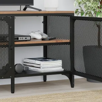 IKEA FJÄLLBO Comoda TV, negru, 100x36x54 cm