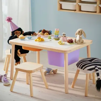 IKEA FLISAT Masa pentru copii, 83x58 cm