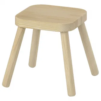 IKEA FLISAT Taburet pentru copii, pin