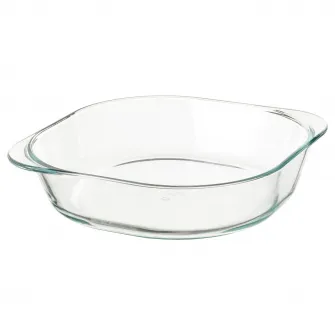 IKEA FÖLJSAM Vas cuptor, sticla transparenta, 24.5x24.5 cm