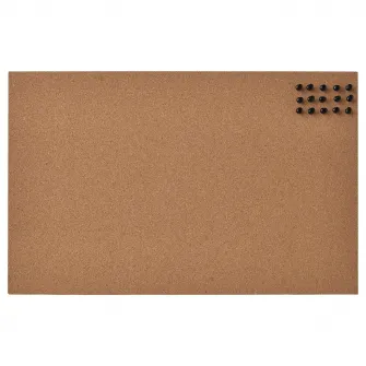 IKEA FLÖNSA Panou afisaj cu pioneze, pluta, 52x33 cm