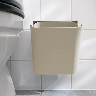 IKEA FLORSJÖN Cos gunoi, bej, 3 l