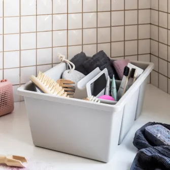 IKEA FÅNGGRÖDA Organizator compartimentat, gri, 35x24x14 cm