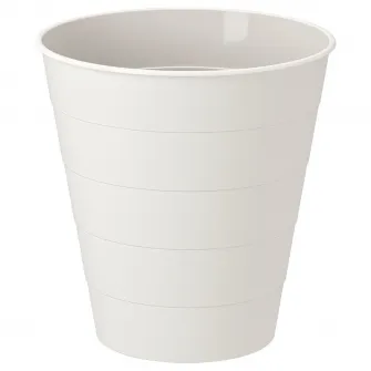 IKEA FNISS Cos gunoi, alb, 10 l