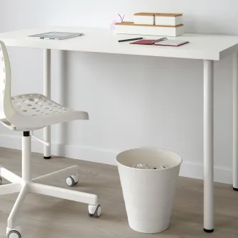 IKEA FNISS Cos gunoi, alb, 10 l