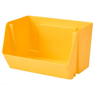 IKEA FODERTRÅG Organizator pentru birou/perete, galben neon, 25x18x15 cm