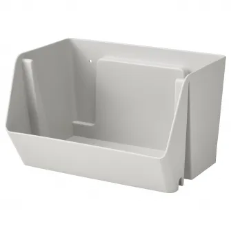 IKEA FODERTRÅG Organizator pentru birou/perete, gri, 25x18x15 cm