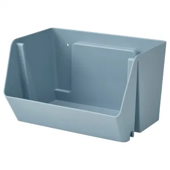 IKEA FODERTRÅG Organizator pentru birou/perete, gri-albastru, 25x18x15 cm
