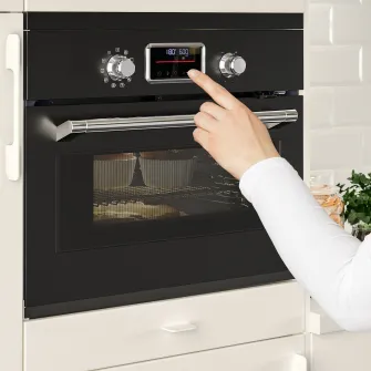 IKEA FORNEBY Cuptor microunde combi cu convectie, IKEA 500 negru