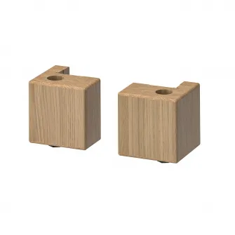 IKEA FORSBACKA Picior posterior, stejar, 8 cm