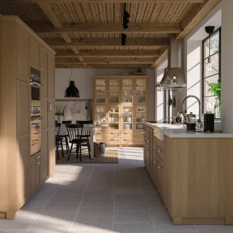 IKEA FORSBACKA Plinta, aspect stejar, 220x8 cm