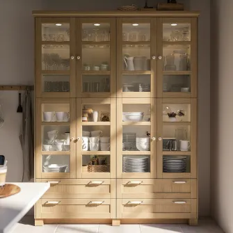 IKEA FORSBACKA Plinta, aspect stejar, 220x8 cm