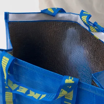 IKEA FRAKTA Geanta termoizolanta, albastru, 38x40 cm