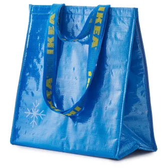 IKEA FRAKTA Geanta termoizolanta, albastru, 38x40 cm