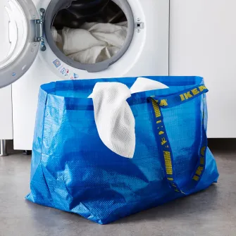 IKEA FRAKTA Sacosa mare, albastru, 55x37x35 cm/71 l