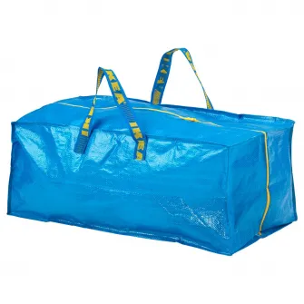 IKEA FRAKTA Sacosa pentru carucior, albastru, 73x35x30 cm 76 l