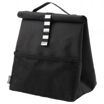 IKEA FRAMTUNG Sacosa pranz, negru, 22x17x35 cm