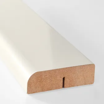 IKEA FÖRBÄTTRA Bagheta decorativa rotunda, alb murdar, 221 cm
