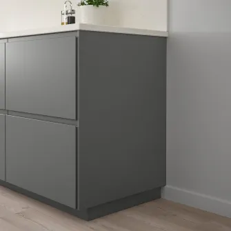 IKEA FÖRBÄTTRA Panou, gri inchis, 62x80 cm