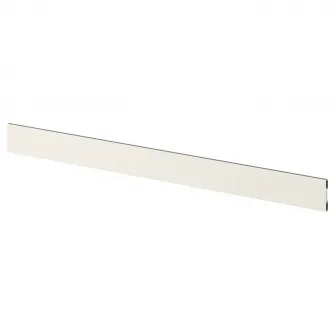 IKEA FÖRBÄTTRA Plinta, alb murdar, 220x8 cm