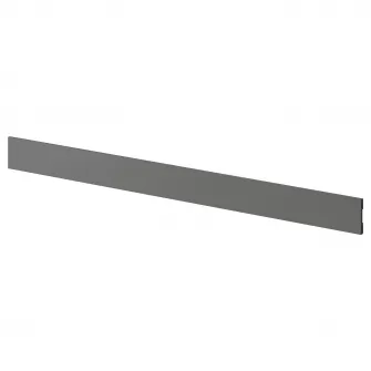 IKEA FÖRBÄTTRA Plinta, gri inchis, 220x8 cm