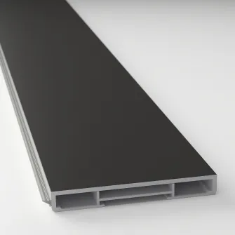 IKEA FÖRBÄTTRA Plinta, mat antracit, 220x8 cm