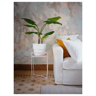 IKEA FÖRENLIG Ghiveci, interior/exterior alb, 24 cm