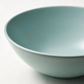 IKEA FÄRGKLAR Bol, mat turcoaz deschis, 16 cm