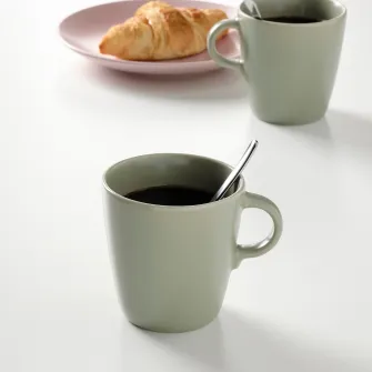 IKEA FÄRGKLAR Cana, mat verde, 37 cl