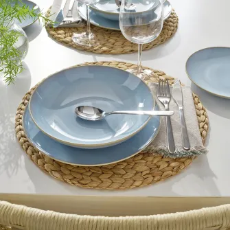 IKEA FÄRGKLAR Farfurie adanca, bleu, 23 cm