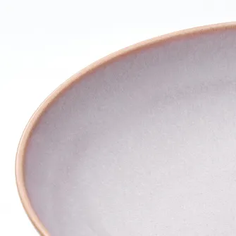 IKEA FÄRGKLAR Farfurie adanca, roz deschis, 23 cm