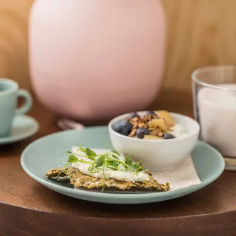 IKEA FÄRGKLAR Serviciu 18 piese, mat turcoaz deschis