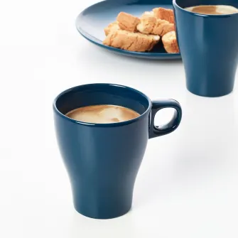 IKEA FÄRGRIK Cana, turcoaz inchis, 25 cl
