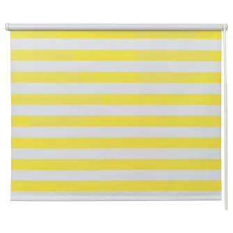 IKEA FRIDANS Stor opac, alb galben/dungat, 100x195 cm