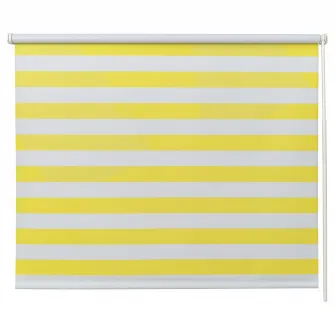 IKEA FRIDANS Stor opac, alb galben/dungat, 120x195 cm