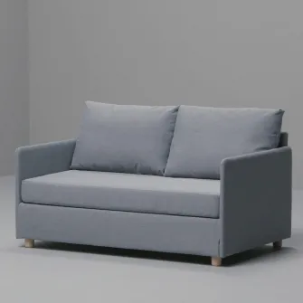 IKEA FRIDHULT Canapea extensibila, Knisa gri