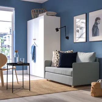 IKEA FRIDHULT Canapea extensibila, Knisa gri