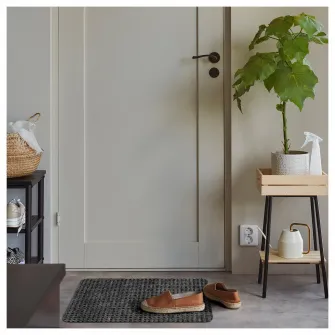 IKEA FRIKTION Covor de intrare, gri, 38x58 cm